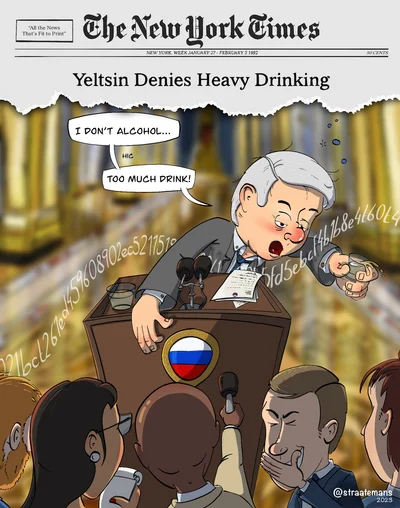 Yeltsin denies heavy drinking